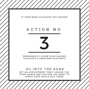 What to do when your bank account gets hacked
