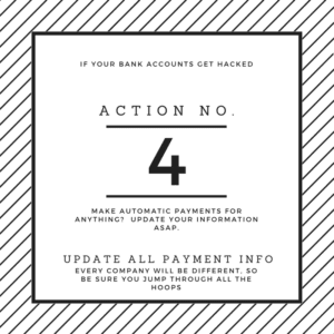What to do when your bank account gets hacked