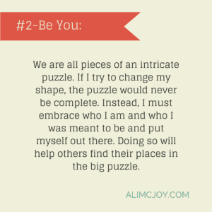 We are all pieces of an intricate puzzle.