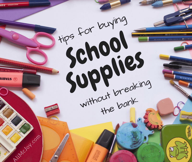 Tips for School Supply Shopping Without Breaking the Bank